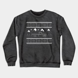 1965 Ford F100 - winter scene Crewneck Sweatshirt